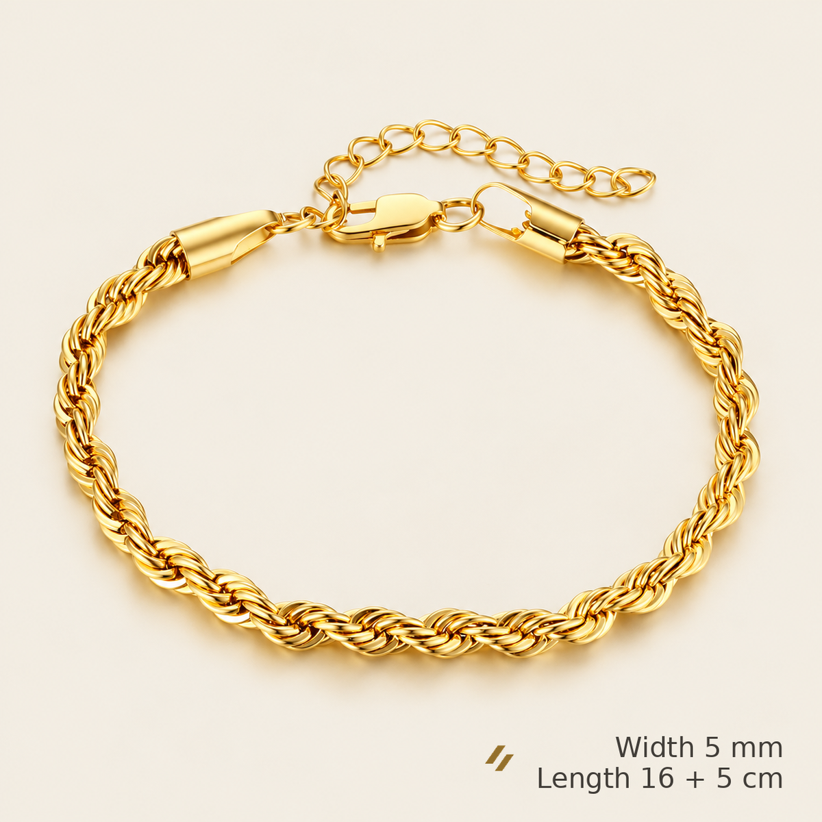 Ameline Rope Bracelet - size guide