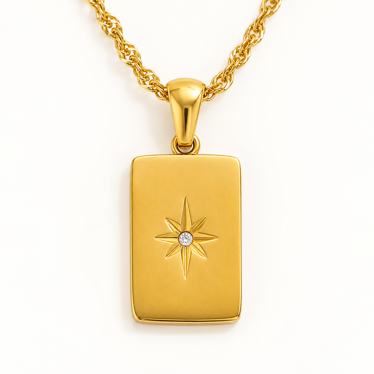 Estelle North Star Necklace - macro