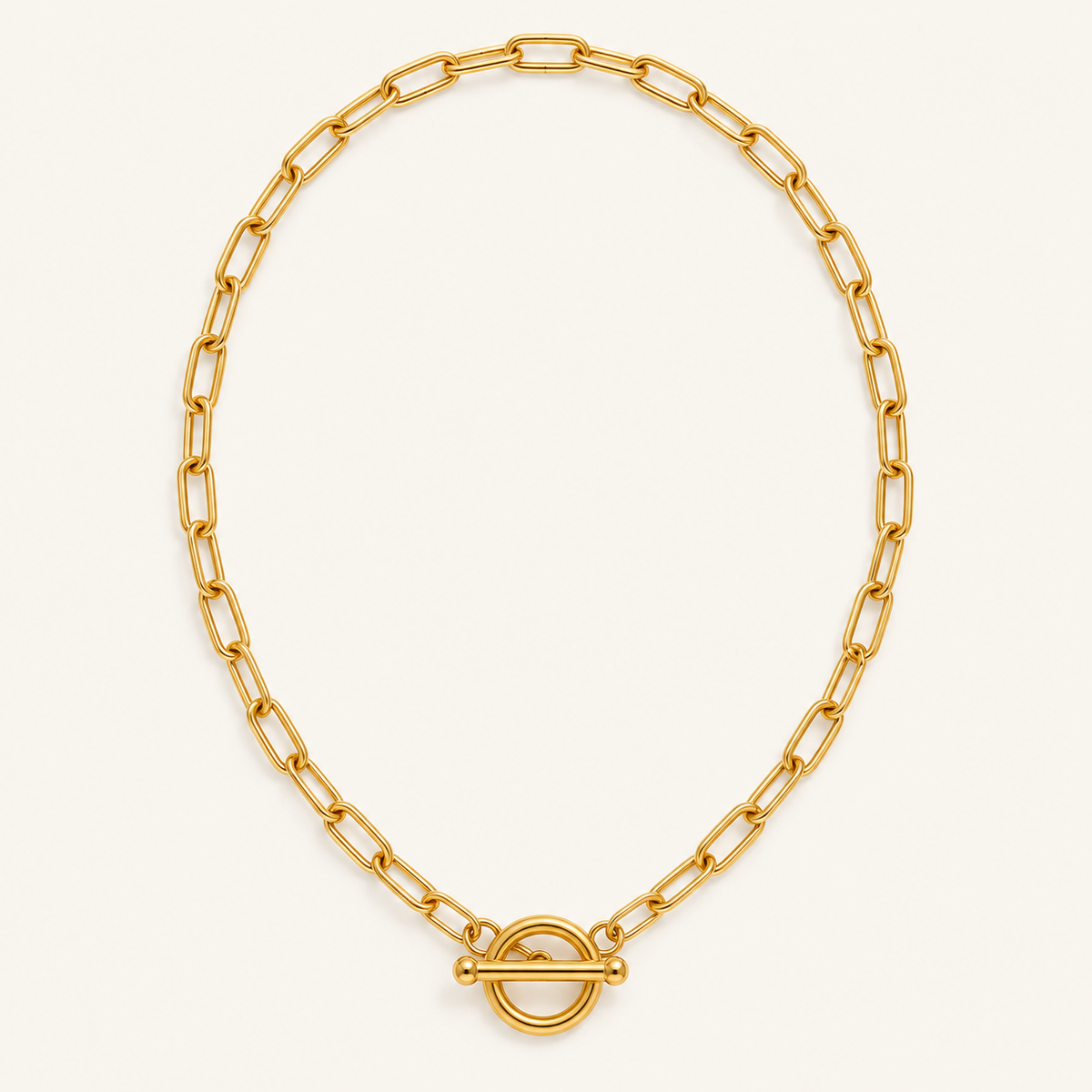 Paper-Link Toggle Necklace - hero